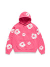 Cotton Wreath Hoodie Pink