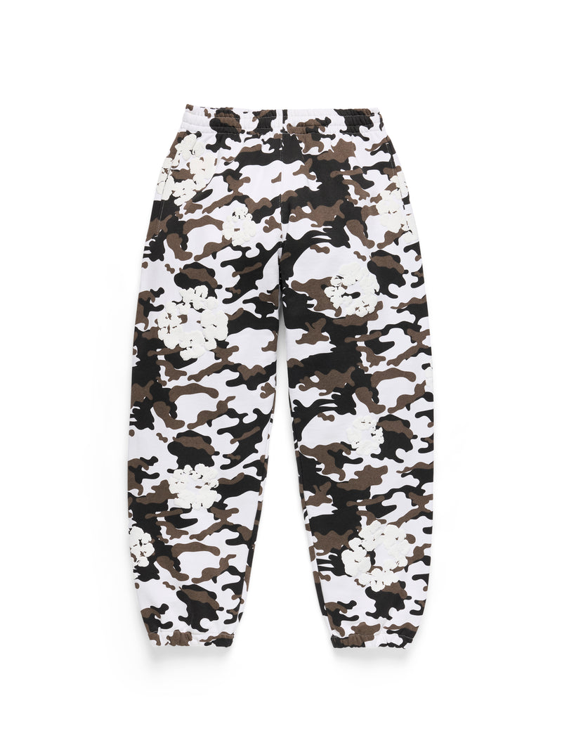 Cotton Wreath Sweatpants Snow Camo