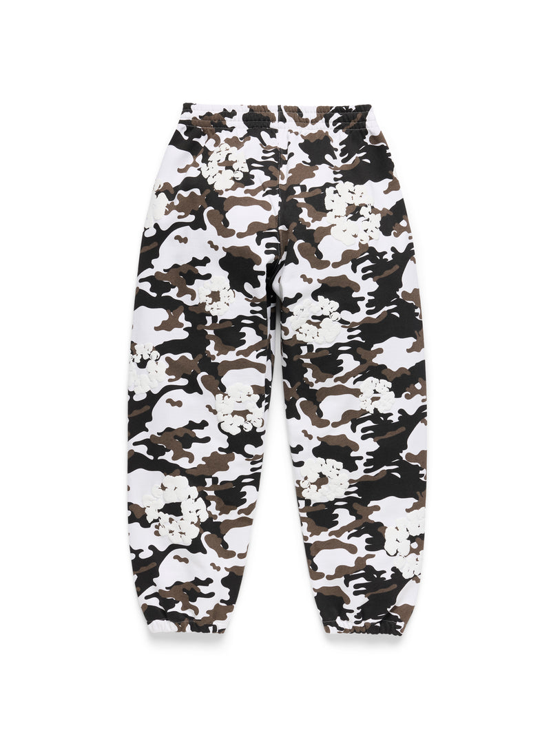 Cotton Wreath Sweatpants Snow Camo