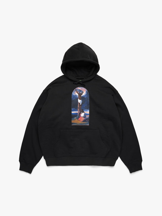 Seasonal Biblical Hoodie Black