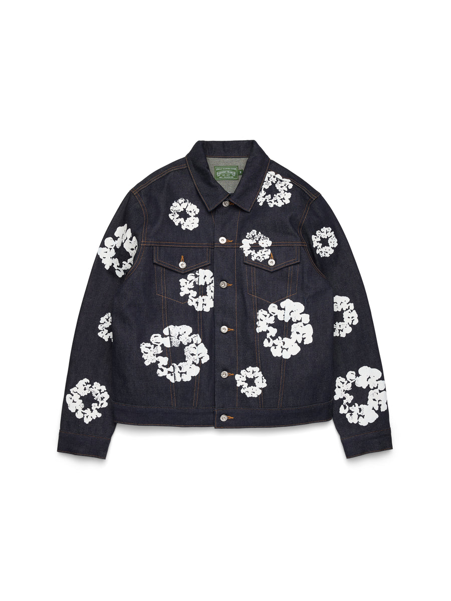 Cotton Wreath Denim Jacket Selvedge – DENIM TEARS