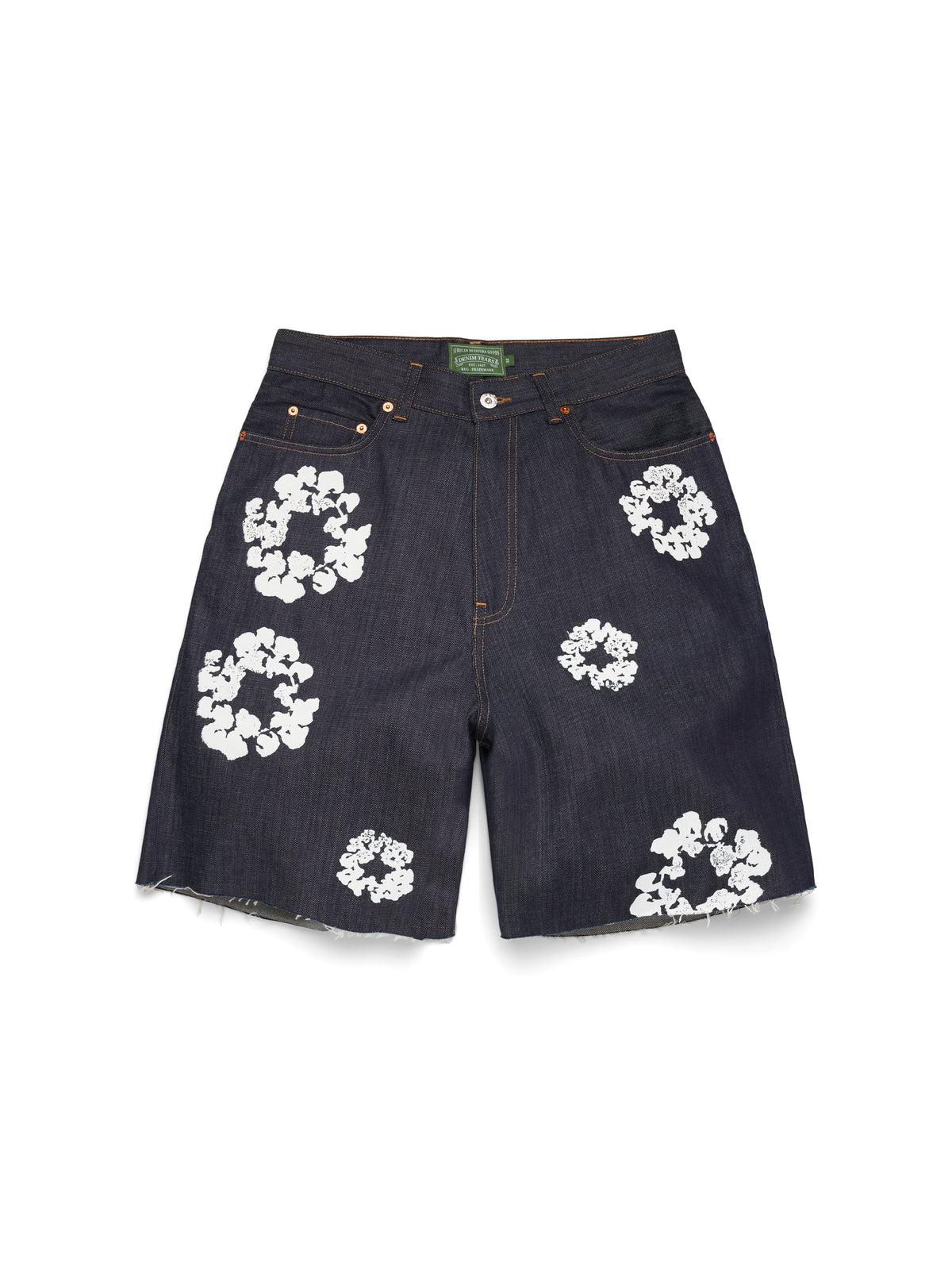 Low-Key Tonal — Selvedge Cotton Wreath Denim Short