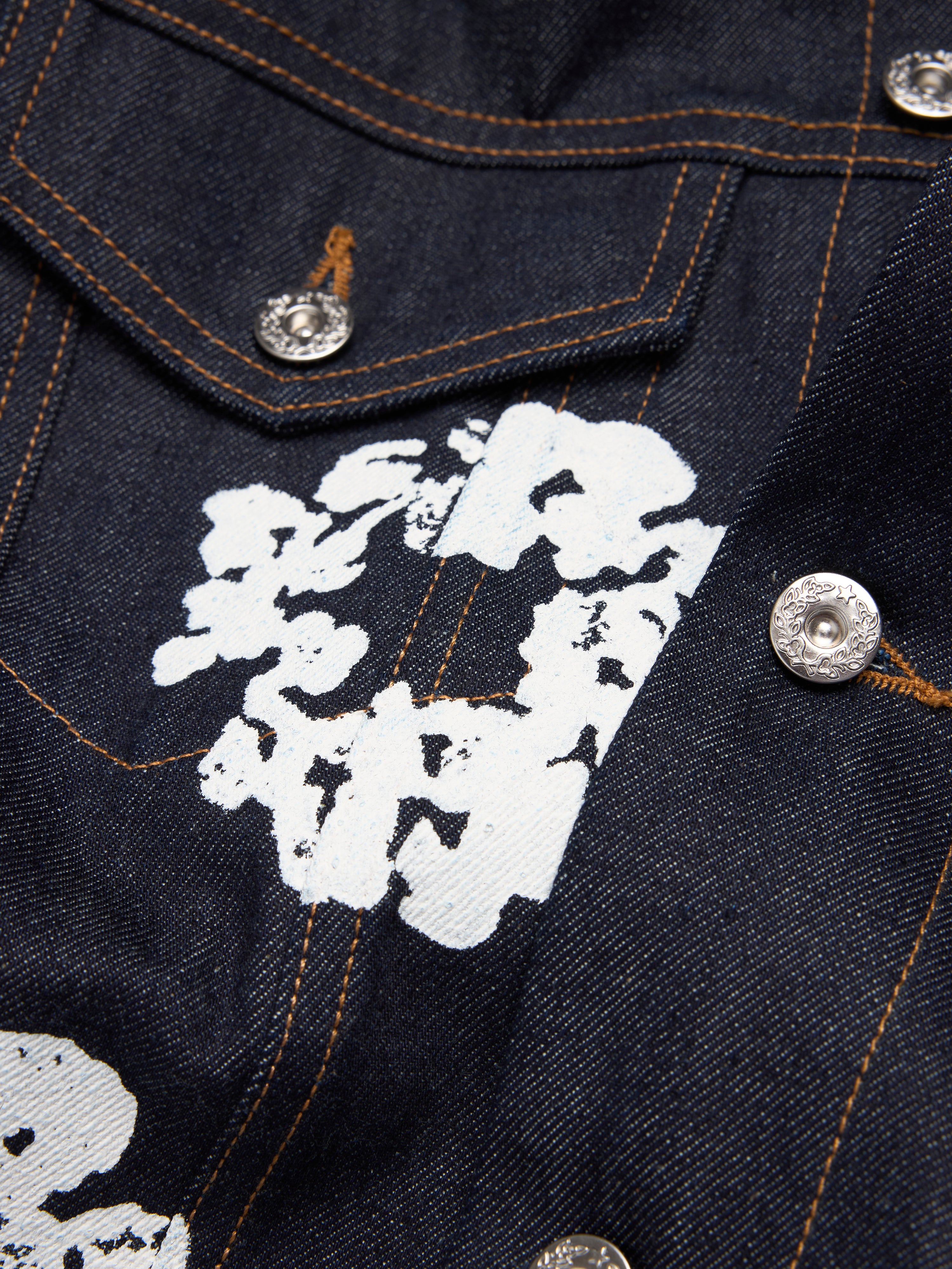 Cotton Wreath Denim Jacket Selvedge – DENIM TEARS