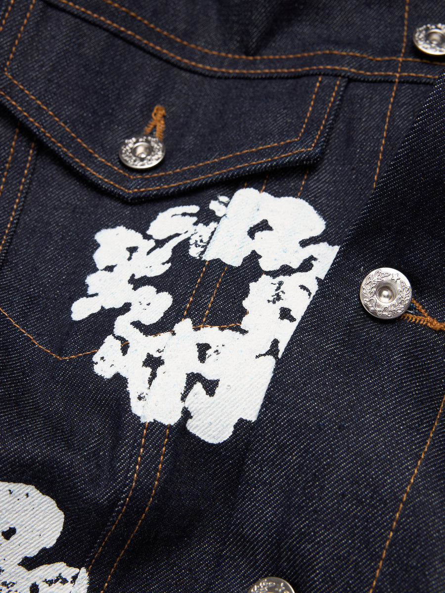 ジャケット・アウター Denim Tears COTTON WREATH DENIM JACKET Cotton Wreath Denim Jacket Selvedge – DENIM TEARS