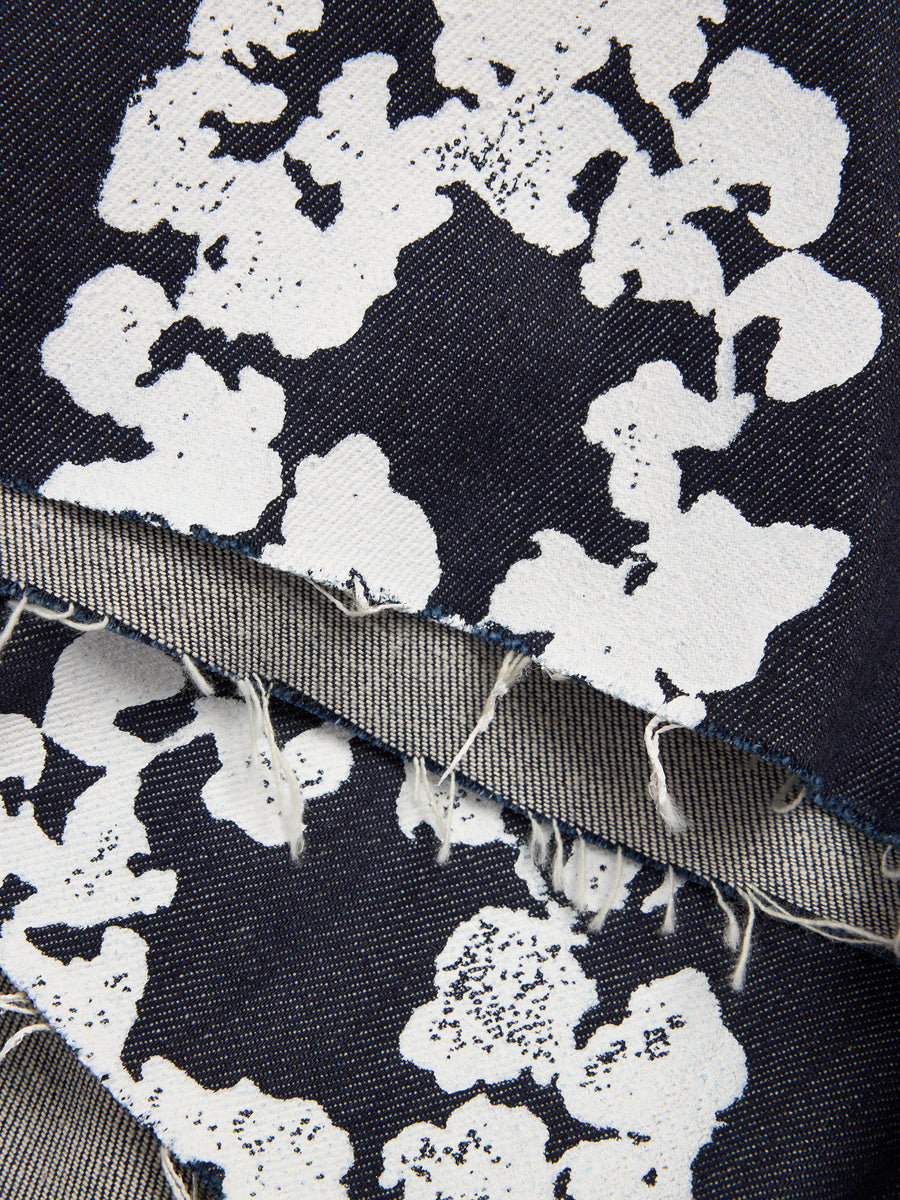 Selvedge Cotton Wreath Denim Short – DENIM TEARS