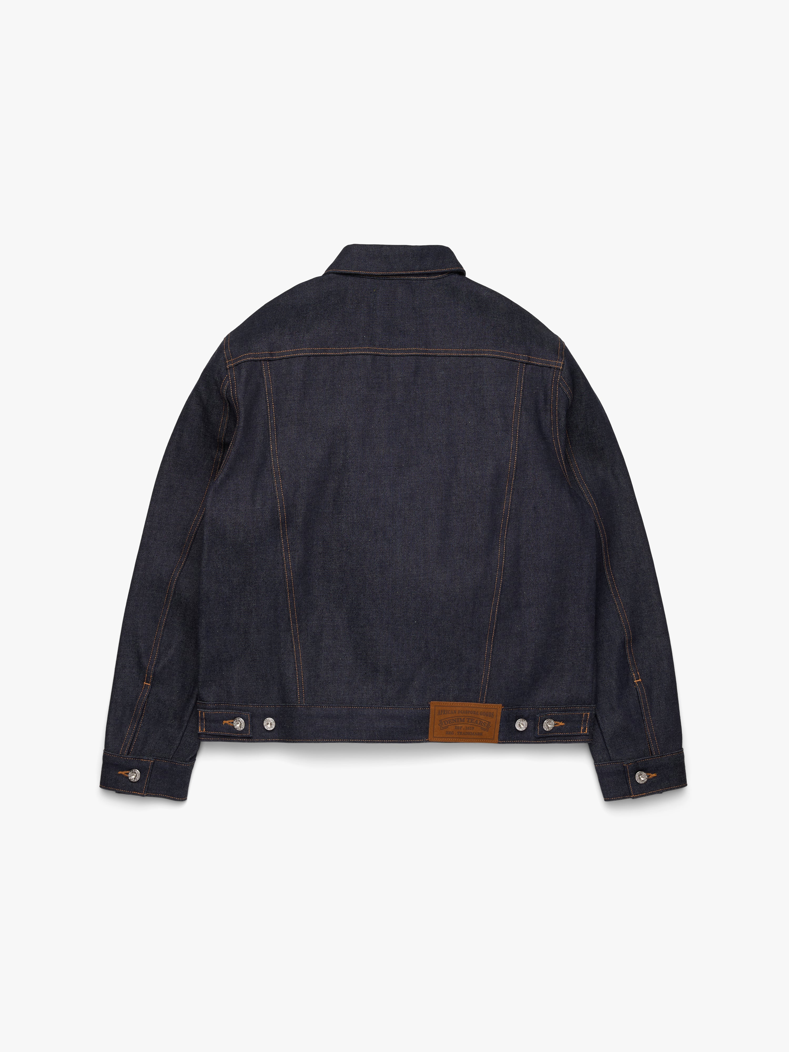 Cotton Wreath Denim Jacket Light Wash – DENIM TEARS