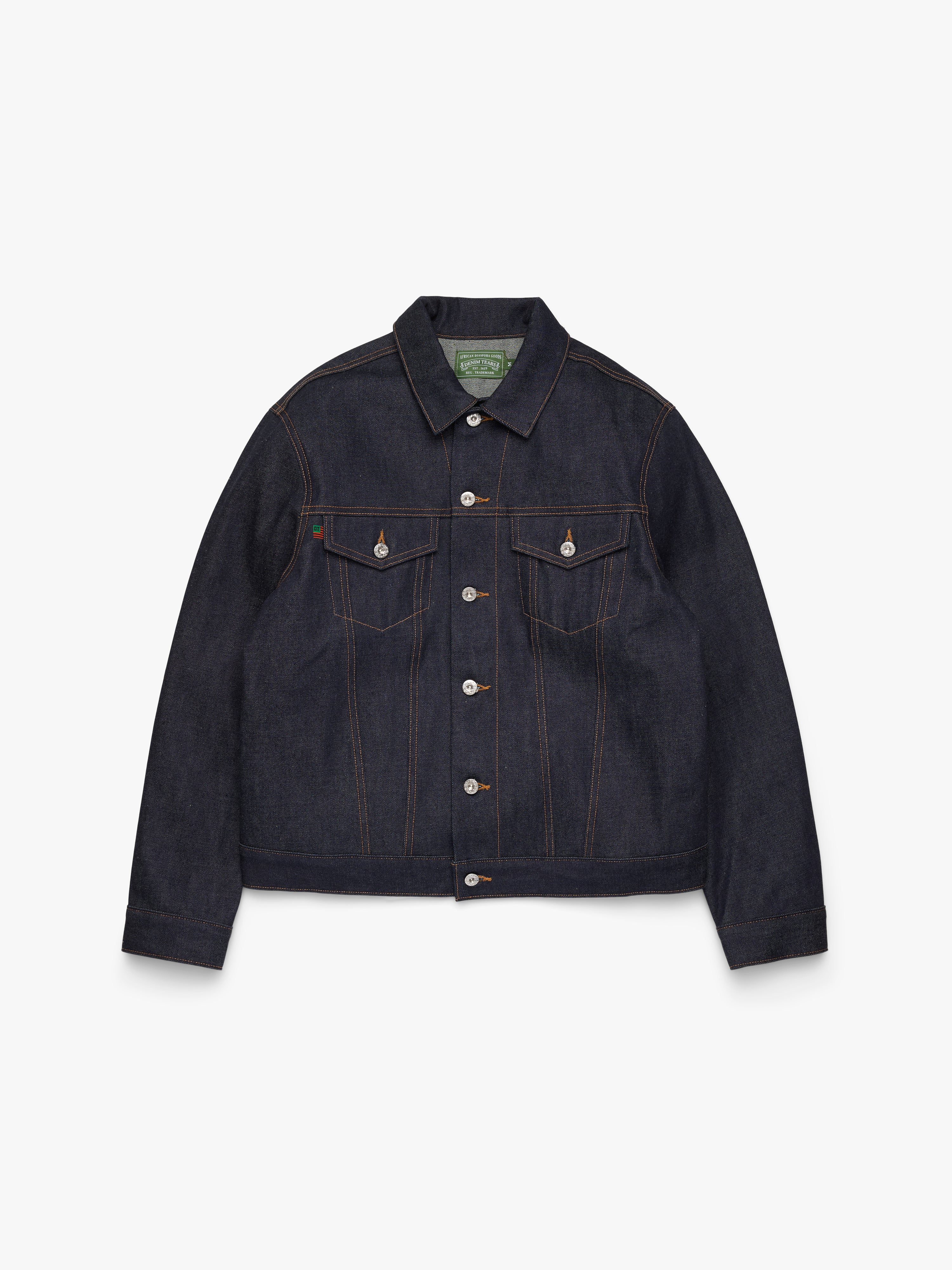 Cotton Wreath Denim Jacket Light Wash – DENIM TEARS