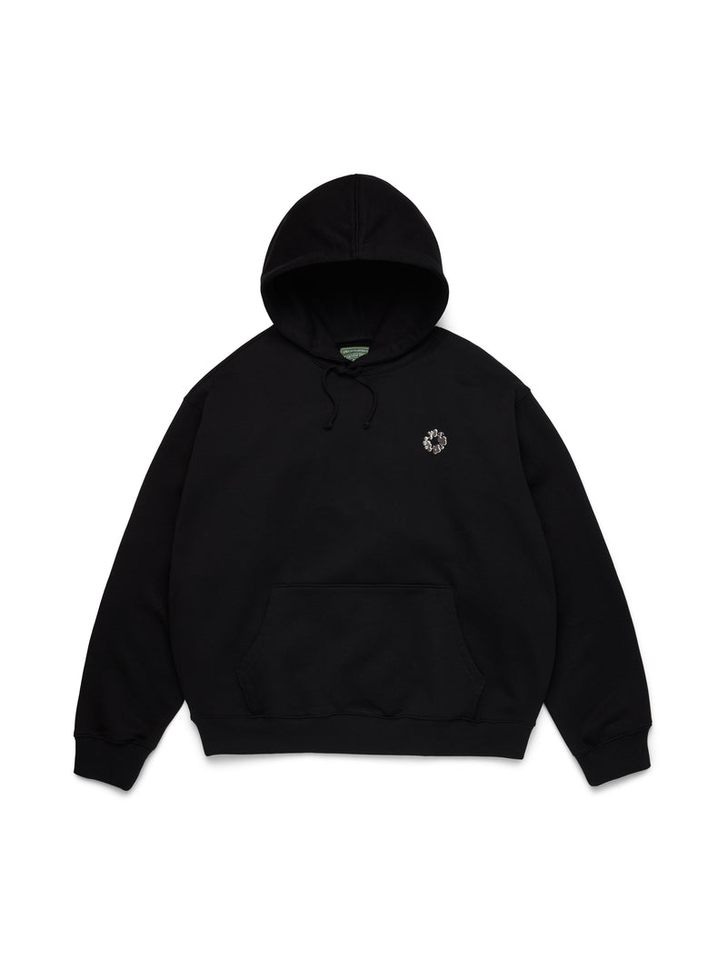 Gel Wreath Hoodie Black
