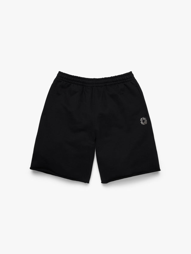Gel Wreath Sweatshort Black