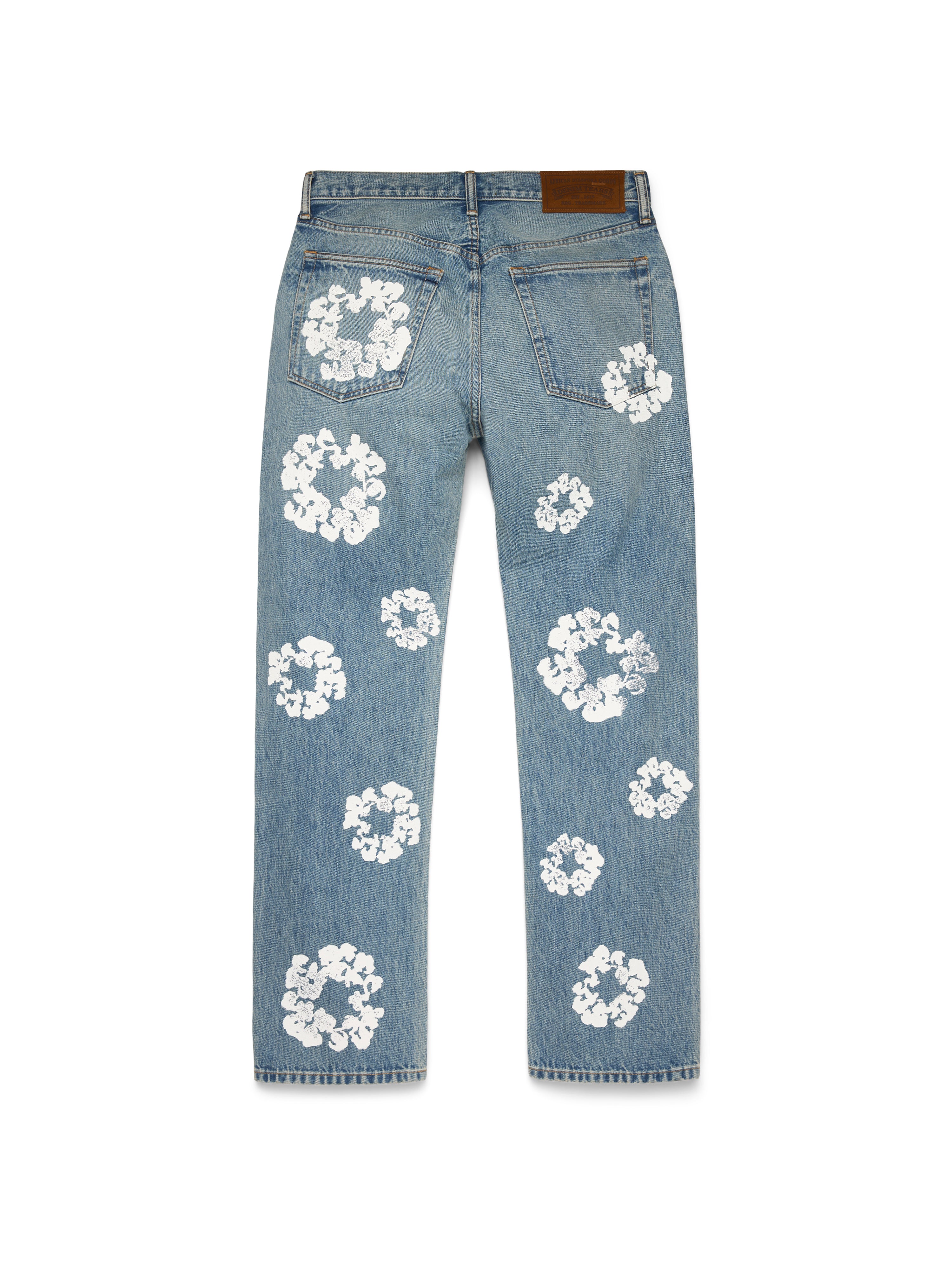 Straight Cotton Wreath Denim Pant Light Wash – DENIM TEARS