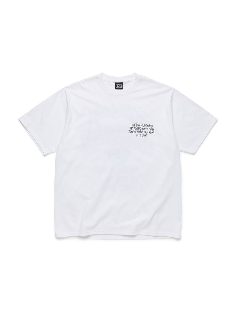 Stüssy Tears New York Fishing Tour Tee White