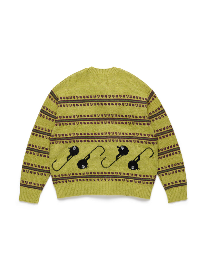 Stüssy Tears 8-Ball Lure Knit Sweater