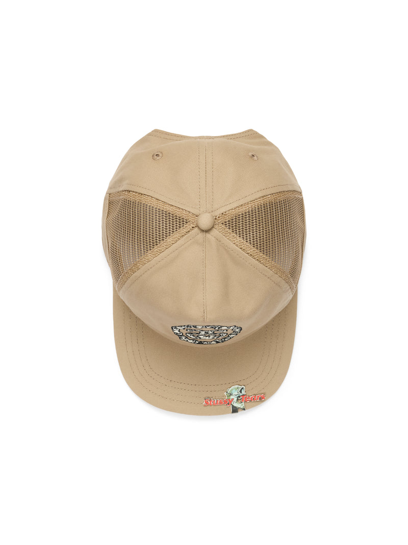 Stüssy Tears Double S Wreath Cap Khaki