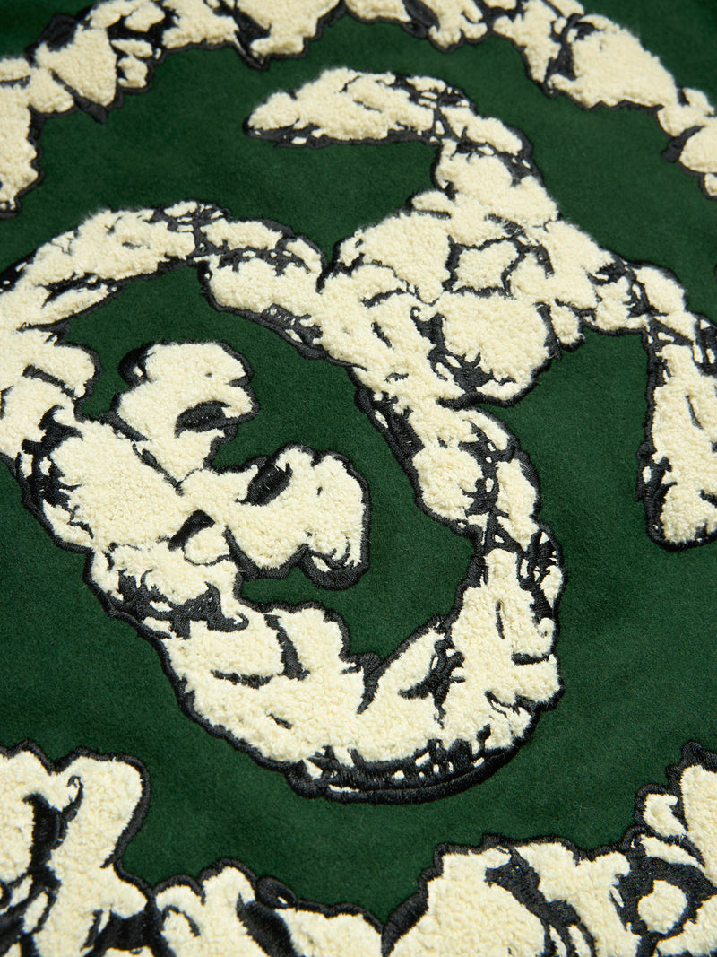 Stüssy Tears Double S Wreath Varsity Jacket