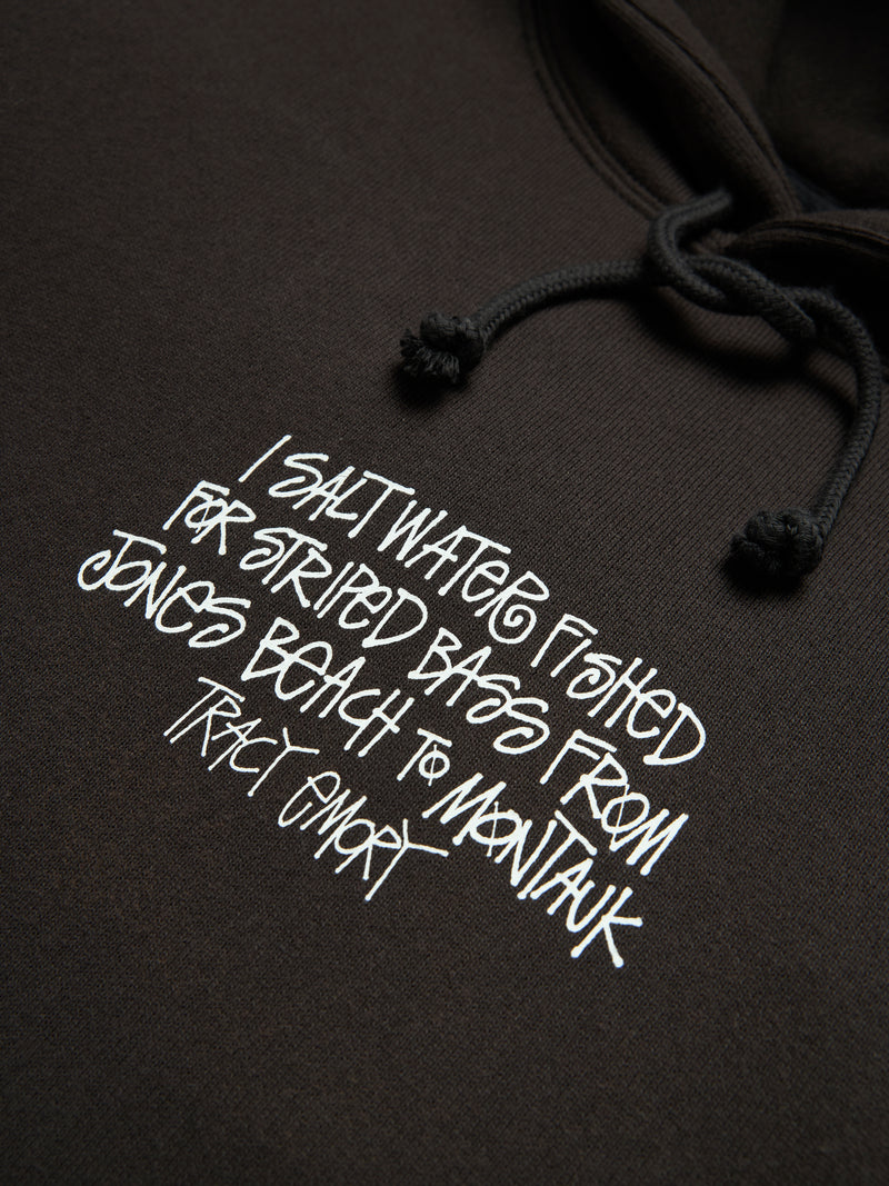 Stüssy Tears New York Fishing Tour Hoodie Black