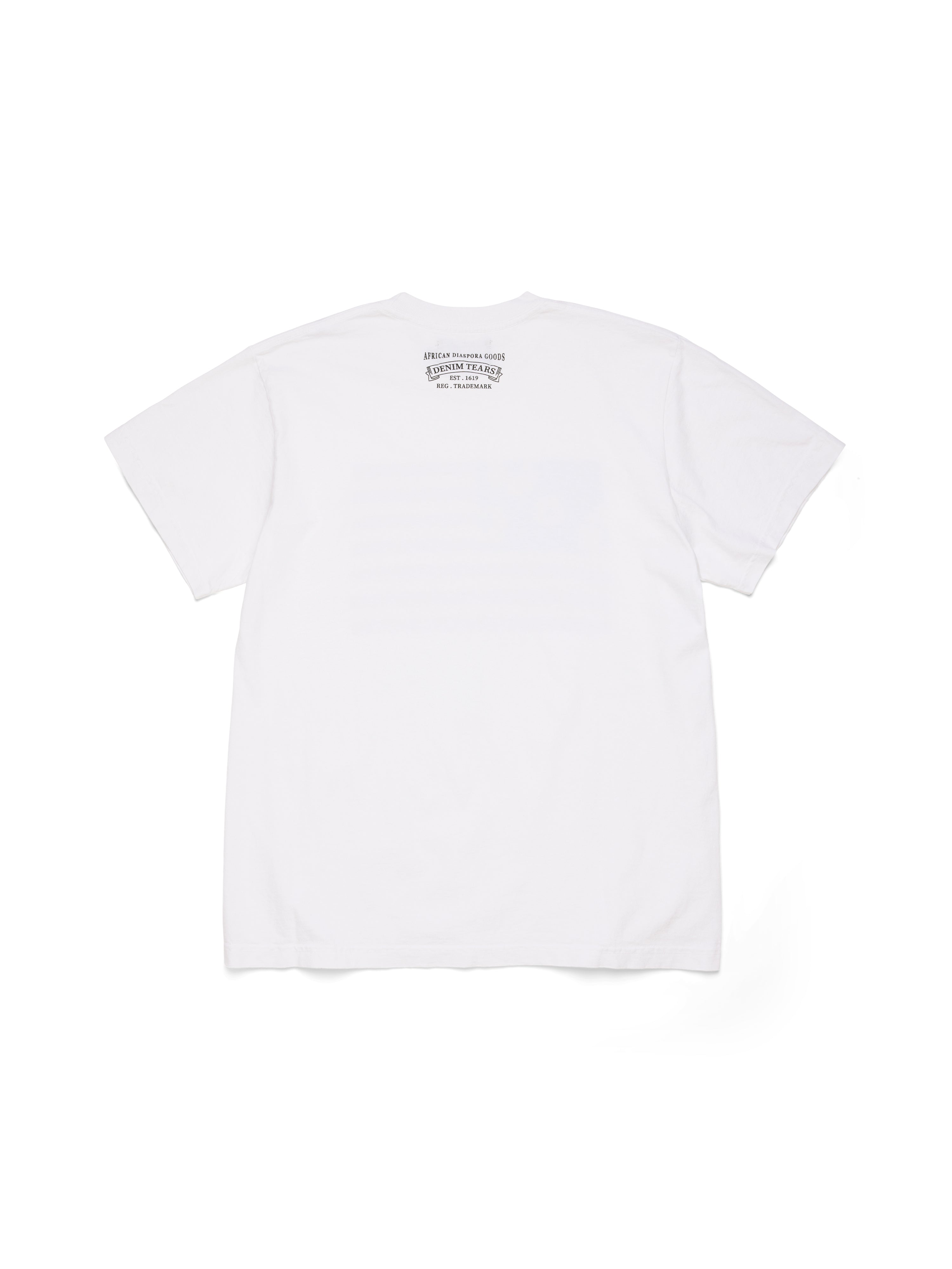 Wreath Flag Tee White – DENIM TEARS