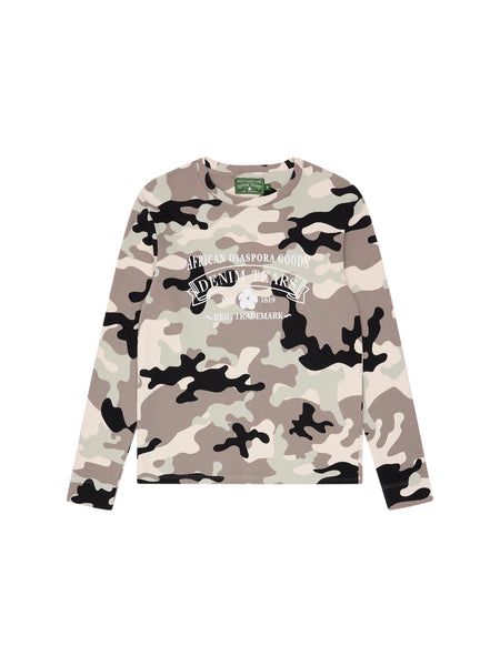 トップス 00s Faded Glory Camo Thermal Vintage Y2K Faded Glory Mens