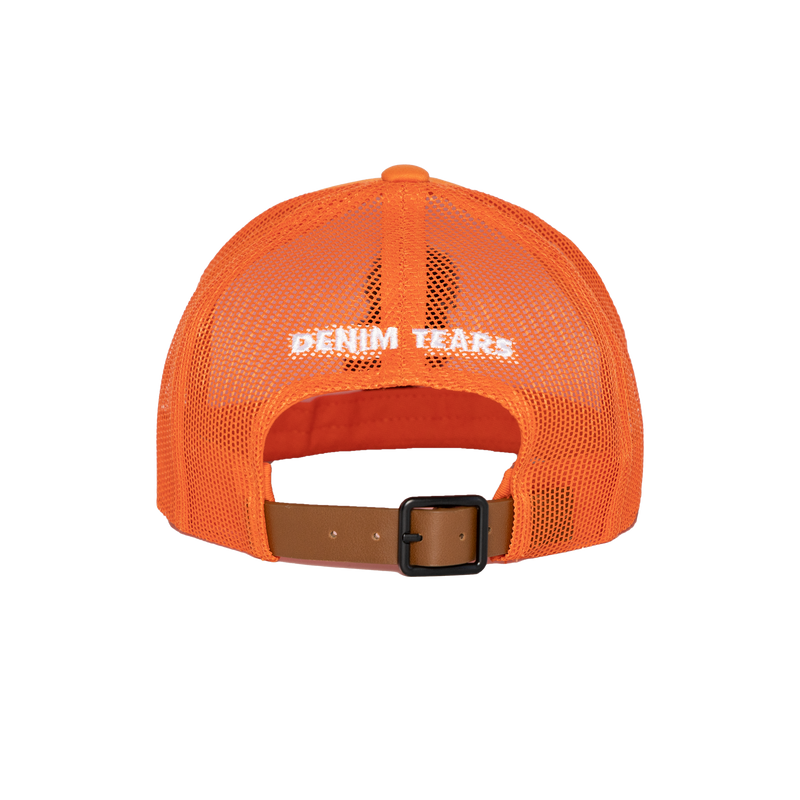 Black Madonna Orange Trucker Hat